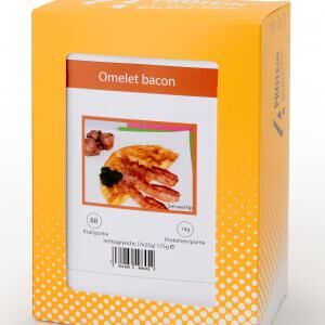 Omelet bacon