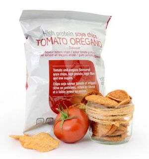 Proteïnechips tomaat oregano